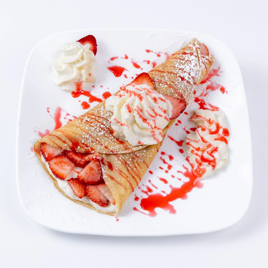 Strawberry Short Crepe