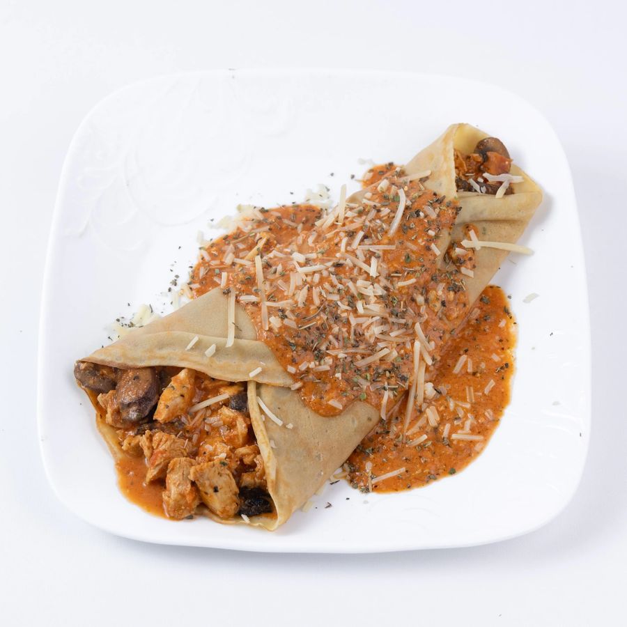 Chicken Mushroom crepe